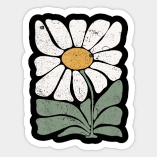 Boho Daisy Flower Sticker